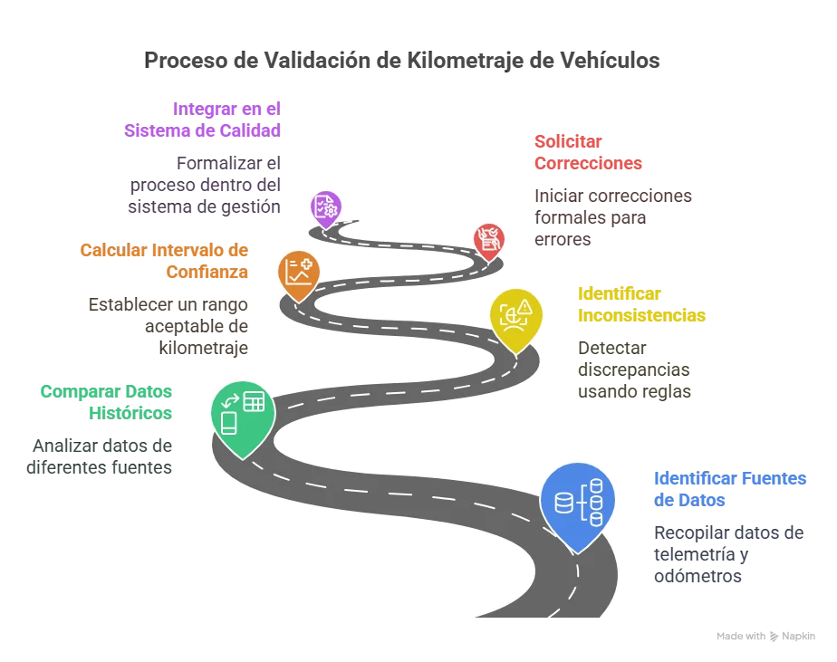 Control de odómetro en flotas